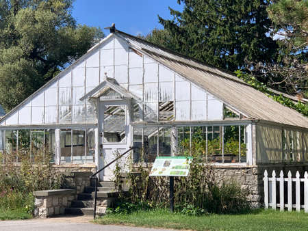 Sonnenberg Gardens & Mansion in Canandaigua, New Yorkの写真素材