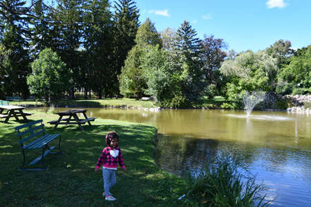 Sonnenberg Gardens & Mansion in Canandaigua, New Yorkの写真素材