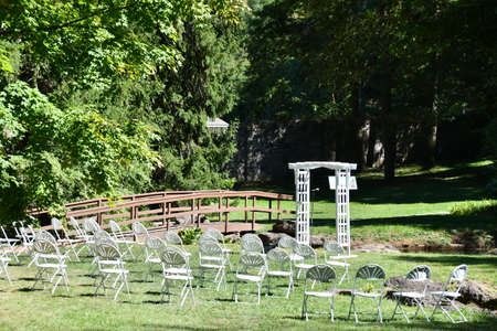 Sonnenberg Gardens & Mansion in Canandaigua, New Yorkの写真素材