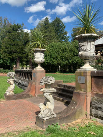 Sonnenberg Gardens & Mansion in Canandaigua, New Yorkの写真素材
