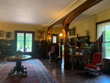 Sonnenberg Gardens & Mansion in Canandaigua, New Yorkの写真素材