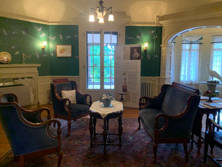 Sonnenberg Gardens & Mansion in Canandaigua, New Yorkの写真素材