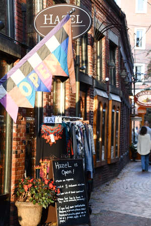 Downtown Portsmouth in New Hampshire