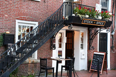 Downtown Portsmouth in New Hampshire