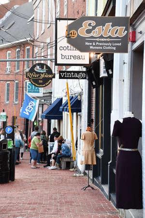 Downtown Portsmouth in New Hampshire