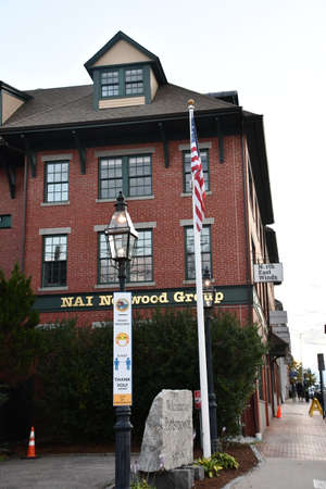 Downtown Portsmouth in New Hampshireの写真素材