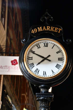 Downtown Portsmouth in New Hampshireの写真素材