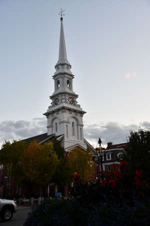 North Church in Portsmouth, New Hampshireの写真素材