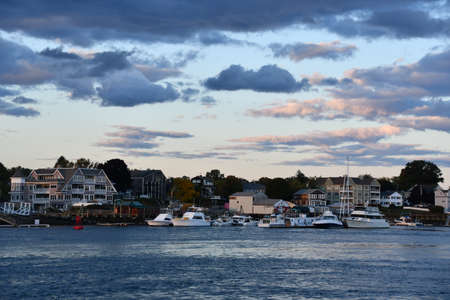 Portsmouth Harbor in New Hampshire