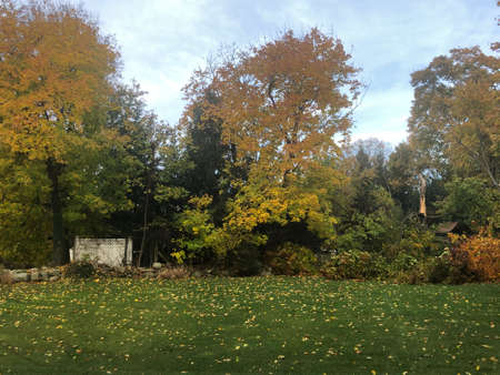 Fall Colors in Connecticut, New England, USAの写真素材