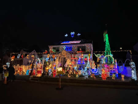 Wonderland at Roseville decorations in Fairfield, Connecticutの写真素材