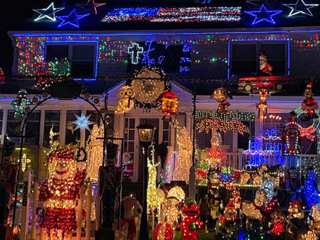 Wonderland at Roseville decorations in Fairfield, Connecticutの写真素材