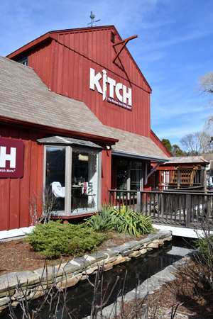 Olde Mistick Village in Mystic, Connecticutの写真素材