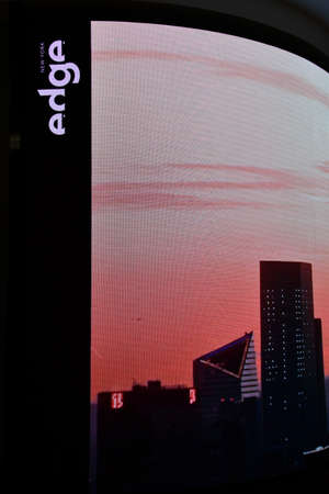 The Edge observation deck at Hudson Yards in New York Cityの写真素材