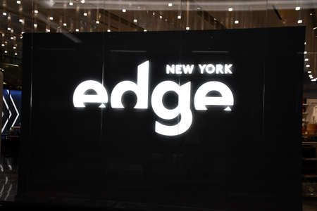 The Edge observation deck at Hudson Yards in New York Cityの写真素材