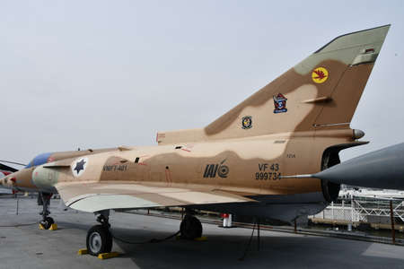 Exhibits at the Intrepid Sea, Air and Space Museum in New York Cityのeditorial素材