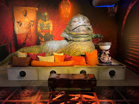 NEW YORK, NY - MAY 11: The Fans Strike Back, the largest Star Wars fan exhibit, in New York City, as seen on May 11, 2022.のeditorial素材