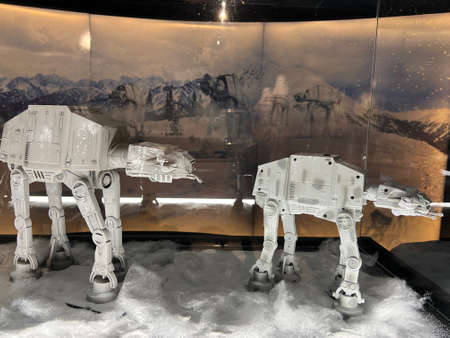 NEW YORK, NY - MAY 11: The Fans Strike Back, the largest Star Wars fan exhibit, in New York City, as seen on May 11, 2022.のeditorial素材