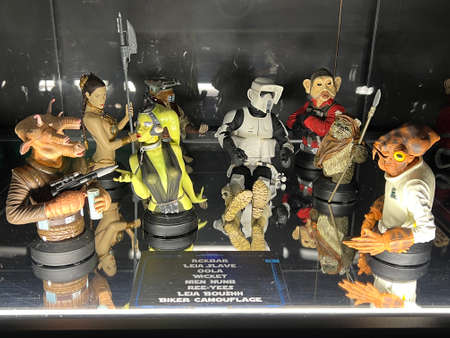 NEW YORK, NY - MAY 11: The Fans Strike Back, the largest Star Wars fan exhibit, in New York City, as seen on May 11, 2022.のeditorial素材