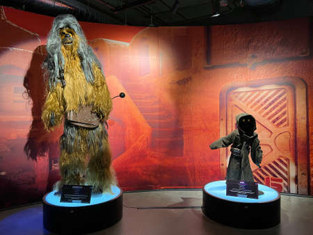NEW YORK, NY - MAY 11: The Fans Strike Back, the largest Star Wars fan exhibit, in New York City, as seen on May 11, 2022.のeditorial素材