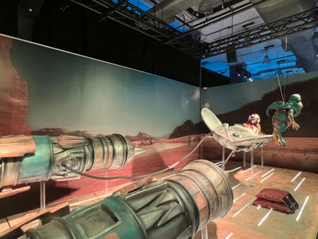 NEW YORK, NY - MAY 11: The Fans Strike Back, the largest Star Wars fan exhibit, in New York City, as seen on May 11, 2022.のeditorial素材