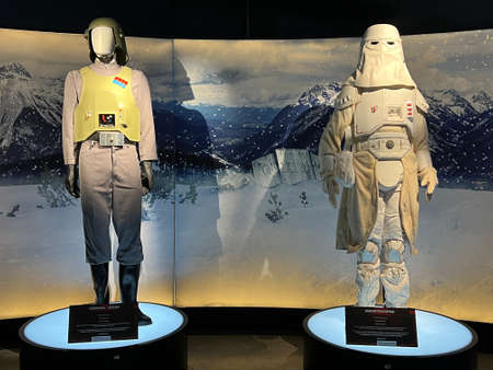 NEW YORK, NY - MAY 11: The Fans Strike Back, the largest Star Wars fan exhibit, in New York City, as seen on May 11, 2022.のeditorial素材