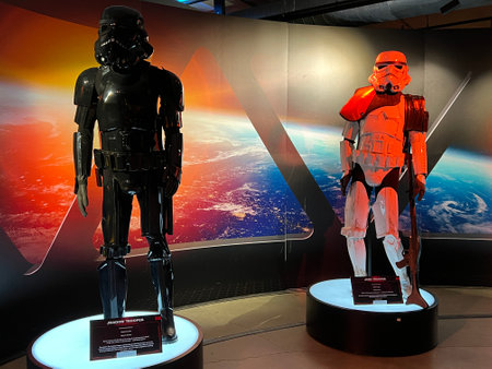 NEW YORK, NY - MAY 11: The Fans Strike Back, the largest Star Wars fan exhibit, in New York City, as seen on May 11, 2022.のeditorial素材