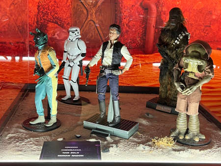 NEW YORK, NY - MAY 11: The Fans Strike Back, the largest Star Wars fan exhibit, in New York City, as seen on May 11, 2022.のeditorial素材