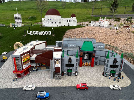 GOSHEN, NY - MAY 14: Miniland at Legoland in Goshen, New York, as seen on May 14, 2022.のeditorial素材