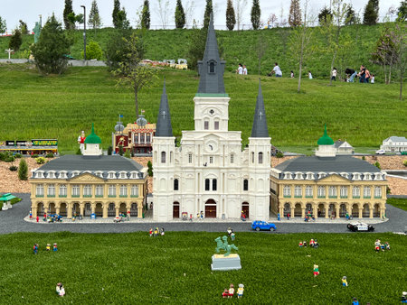 GOSHEN, NY - MAY 14: Miniland at Legoland in Goshen, New York, as seen on May 14, 2022.のeditorial素材