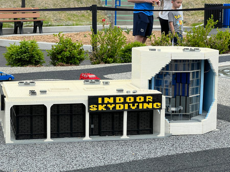 GOSHEN, NY - MAY 14: Miniland at Legoland in Goshen, New York, as seen on May 14, 2022.のeditorial素材