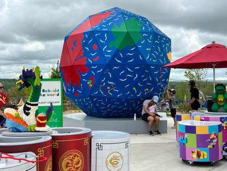 Brick Street at Legoland in Goshen, New York