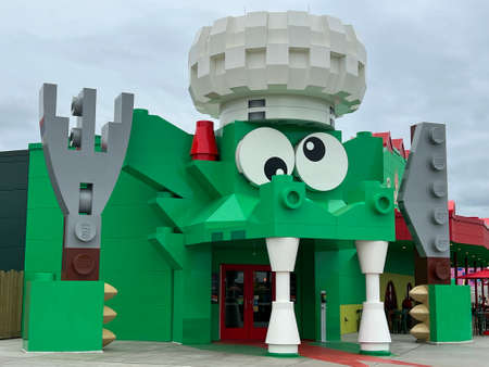 Bricktopia at Legoland in Goshen, New Yorkの写真素材