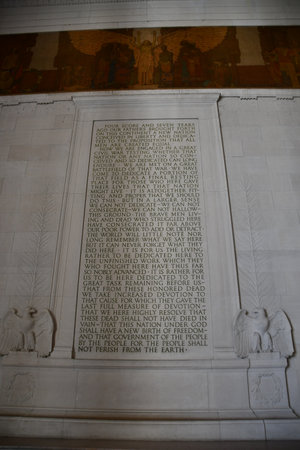 Lincoln Memorial in Washington, DCの写真素材