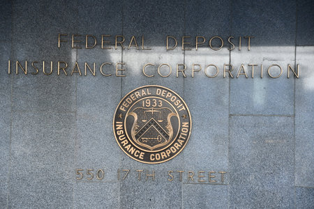 Federal Deposit Insurance Corporation (FDIC) in Washington DCの写真素材