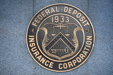Federal Deposit Insurance Corporation (FDIC) in Washington DCの写真素材