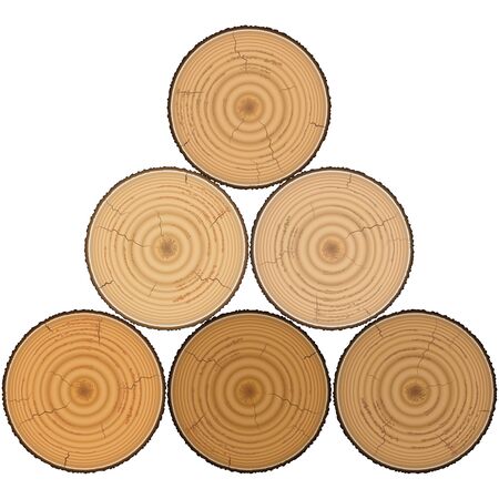 Lumber wood in pyramid isolated on white background.のイラスト素材