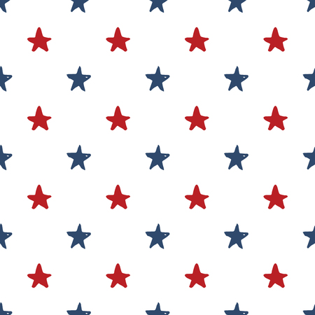 Star seamless pattern, Hand drawn sketched doodle stars, vector illustration.のイラスト素材