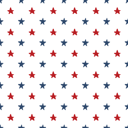 Star seamless pattern, Hand drawn sketched doodle stars, vector illustration.のイラスト素材