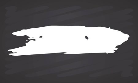 Brush stroke hand drawn grunge texture vector illustration isolated on white background.のイラスト素材