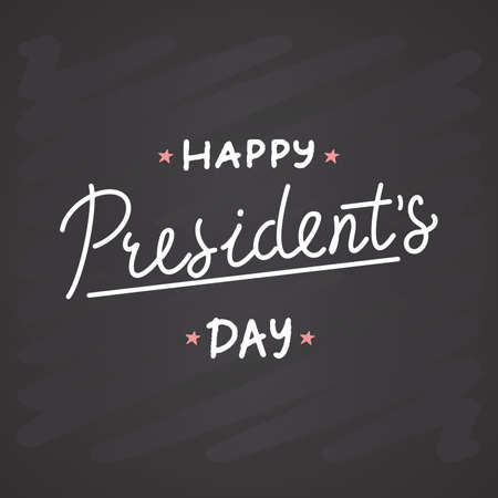 Happy President's Day USA greeting card, United States of America celebration. american holiday, vector illustration.のイラスト素材