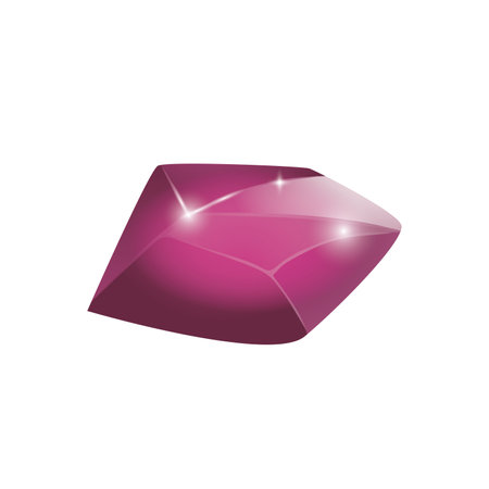 Crystal and natural mineral. Cartoon Magic Gemstone. Game asset. vector illustration.のイラスト素材