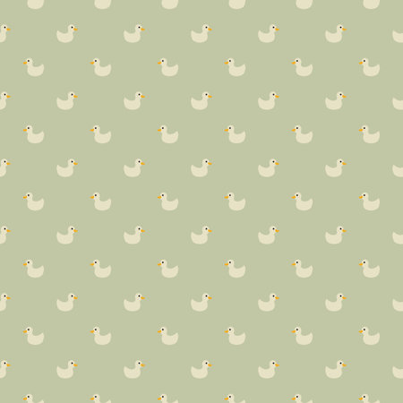 Cute rubber duck Seamless Pattern, Cartoon ducks Background vector Illustrationのイラスト素材