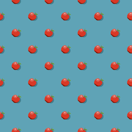 Apple seamless pattern. Vegan organic eco fruit background. vector illustration.のイラスト素材