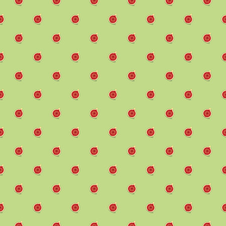 Fig seamless pattern. Vegan organic eco fruit background. vector illustration.のイラスト素材