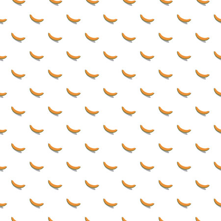 Melon seamless pattern. Vegan organic eco fruit background. vector illustration.のイラスト素材