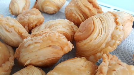 Curry puff (chicken)の写真素材