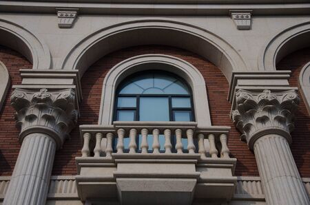 China Tianjin wudadao small building at a glanceのeditorial素材