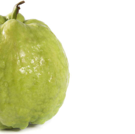 Guava fruit on white background の写真素材
