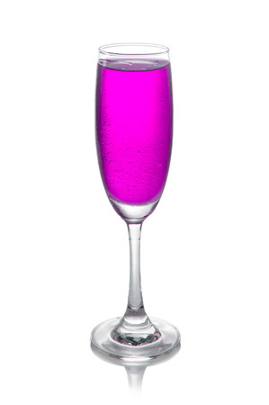 wine glass isolated on white backgroundの写真素材